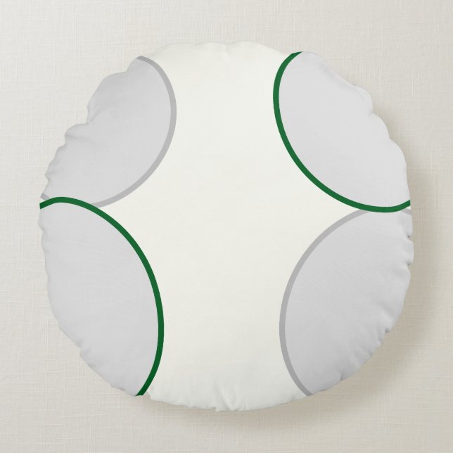 Enkla former rund kudde (Framsidan)