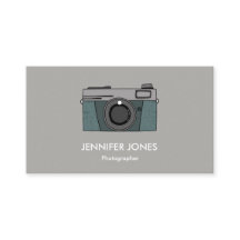 Enkla fotografikameravisitkortar