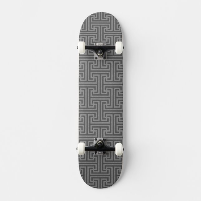 Enkla geometriska former old school skateboard bräda 18 cm (Framsida)