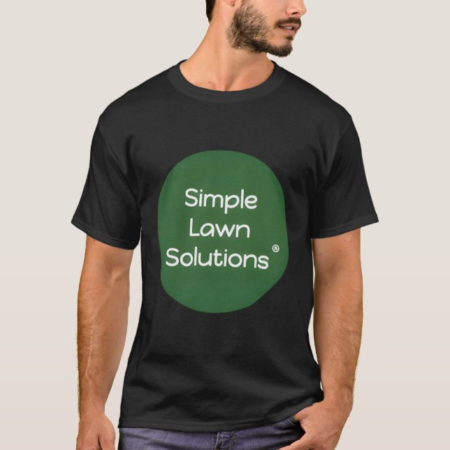 Enkla Gräsmatta T Shirt (Framsida)
