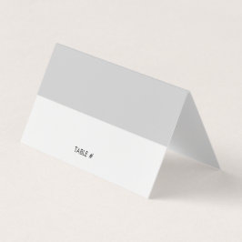 Enkla grått-platskort - vikt kort