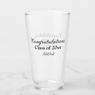 Enkla grattisar i studenten - minimalt antal tilla glaskopp