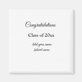 Enkla grattisar i studenten - minimalt antal tilla magnet