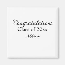 Enkla grattisar i studenten - minimalt antal tilla magnet