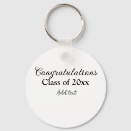 Enkla grattisar i studenten - minimalt antal tilla nyckelring