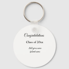 Enkla grattisar i studenten - minimalt antal tilla nyckelring