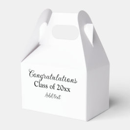 Enkla grattisar i studenten - minimalt antal tilla presentaskar