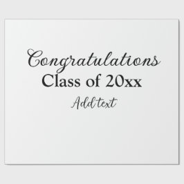 Enkla grattisar i studenten - minimalt antal tilla presentpapper