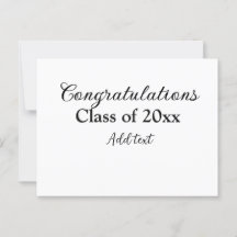 Enkla gratulations för examen minimal lägga klass
