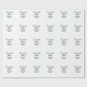 Enkla gratulations för examen minimal tillägg klas presentpapper