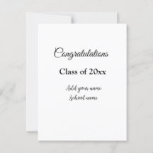 Enkla gratulations för examen minimal tillägg klas