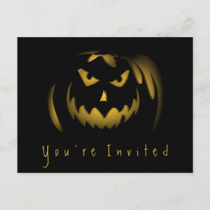 Enkla halloween festvuxeninbjudningar inbjudningar