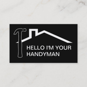 Enkla handymanvisitkortar visitkort