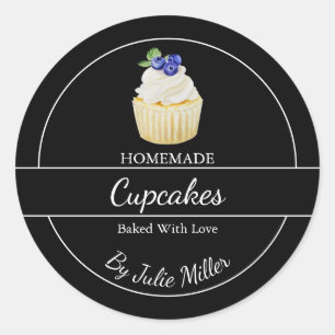 Enkla Hemgjorda Cupcakes Etikett