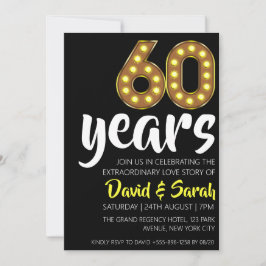 enkla inbjudningar på vita 60-årsdagen bröllop