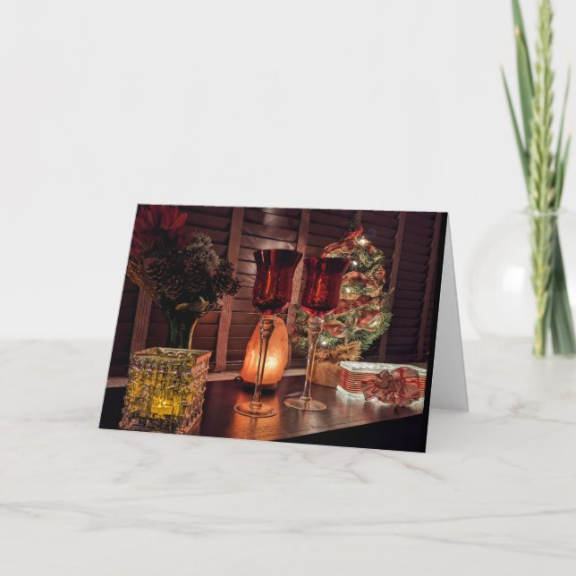 ENKLA JOYS CHRISTMAS HÄLSNING HELGKORT (Framsida)