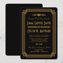 Enkla konsthandläggsinbjudningar till svartvita br inbjudningar