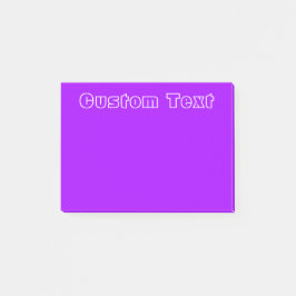 Enkla lilor för vittext | post-it block