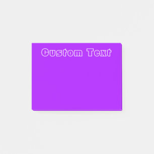 Enkla lilor för vittext   post-it block
