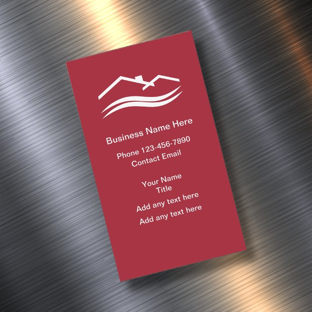Enkla lokala hemtjänster - Magnetiska Affärskort Magnetiska Visitkort (Skapare uppladdad)