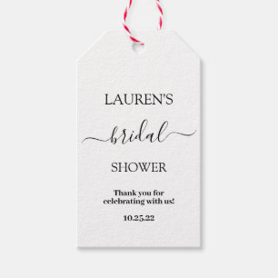 Enkla märkre för presenter med minimalistisk mö presentetikett