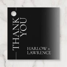 Enkla Märkre för svartvita toningsbröllop