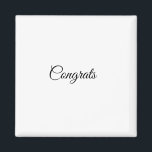 Enkla, minimala grattisar lägger till namn magnet<br><div class="desc">Design</div>