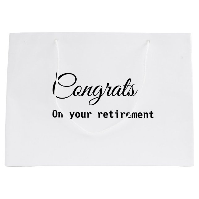 Enkla minimala gratulationer pensionering lägg til (Framsidan)