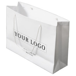 Enkla Minimalistiska Affärslogotyp Pappersshopping
