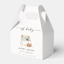 Enkla, minimalistiska babykläder för Boho-babykläd Presentaskar