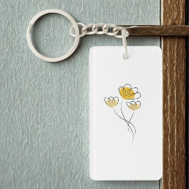 Enkla minimalistiska blommor designade flickor