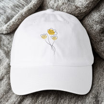 Enkla minimalistiska blommor designade flickor