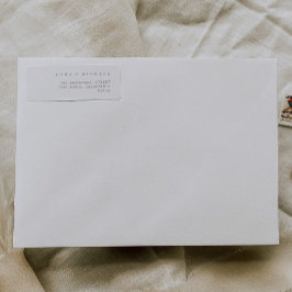 Enkla, minimalistiska moderna gästbaserade Adresse Klistermärken