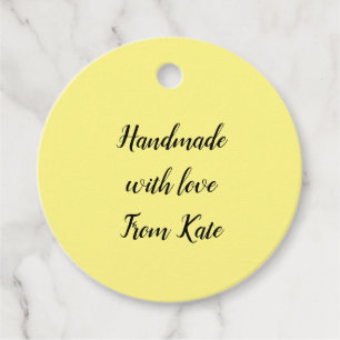 Enkla, minsta lilla, handgjorda företag GIFT-MÄRKR Gåvor Etiketter