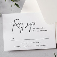 Enkla moderna, anpassade namn Svarta vita Bröllop