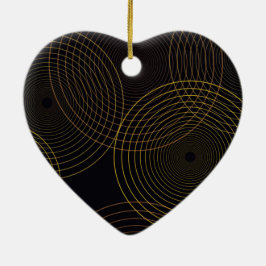 Enkla, moderna, coola, tunna trendig julgransprydnad keramik