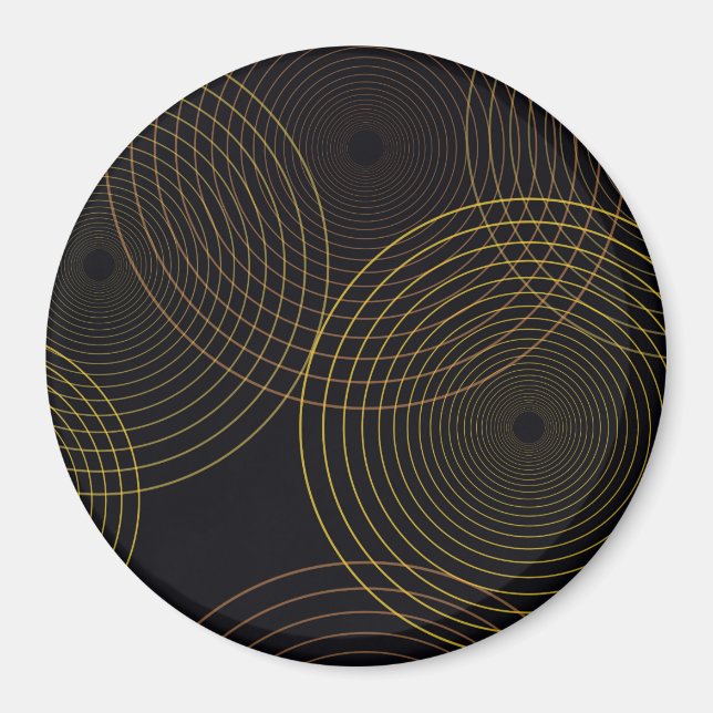 Enkla, moderna, coola, tunna trendig magnet (Framsidan)