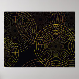 Enkla, moderna, coola, tunna trendig poster