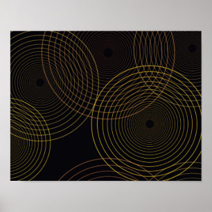 Enkla, moderna, coola, tunna trendig poster