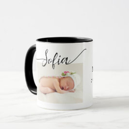 Enkla moderna foto-födelseattentat i Baby Mugg