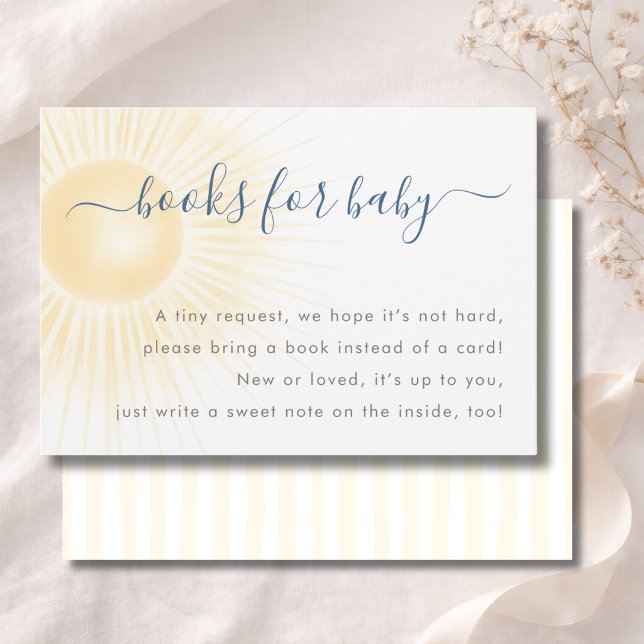 Enkla Moderna Solsken Badböcker För Bebis Tack Kort (Skapare uppladdad)