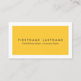 Enkla moderna studentvisitkortar