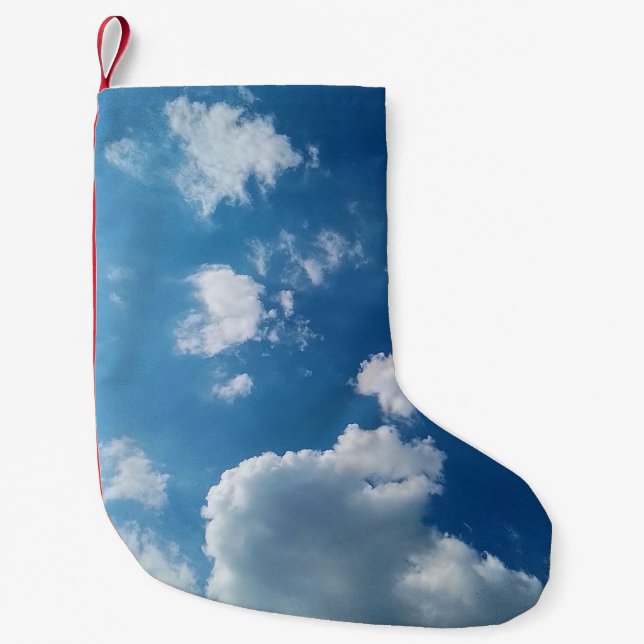 Enkla moln liten julstrumpa (Framsidan)