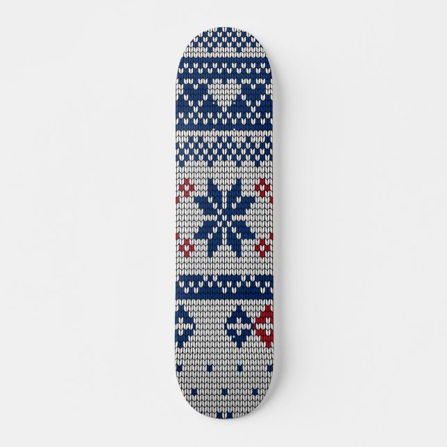 Enkla Motifs Mönster 4 Mini Skateboard Bräda 18,5 Cm (Framsida)