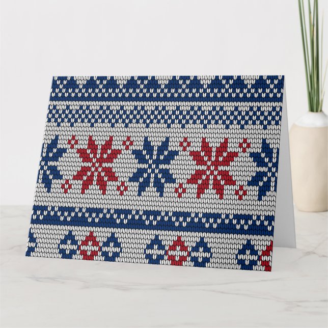 Enkla Motifs Mönster 4 Tack Kort (Framsida)