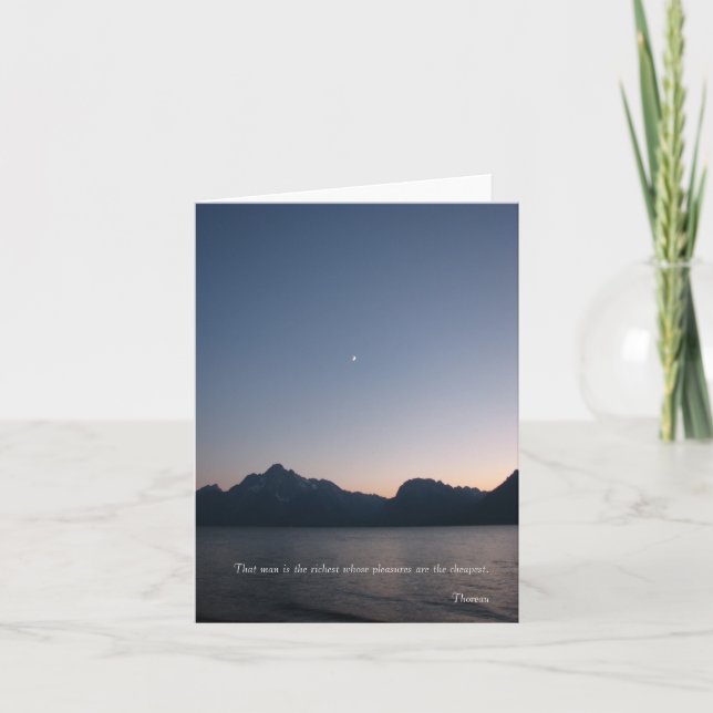 Enkla nöjen Notecards Kort (Framsida)