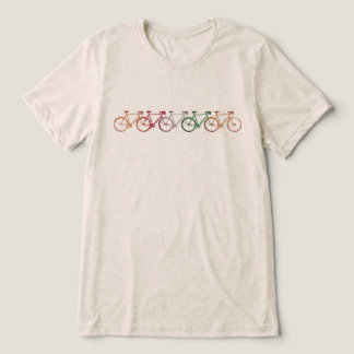 Enkla och coola fem cyklar  t shirt