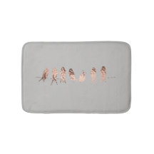 Enkla och moderna Grått- och Faux-kopparfåglar