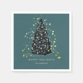 Enkla Pappra blöjor från Julgran Teal Pappersservett