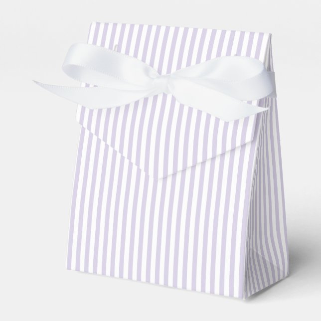 Enkla Ränder - Dammig Lavendel Presentaskar (Framsidan Sidan)